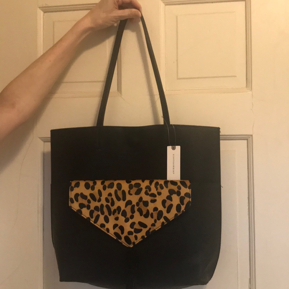 Anthropolgie Street Level Tote - Removable Clutch